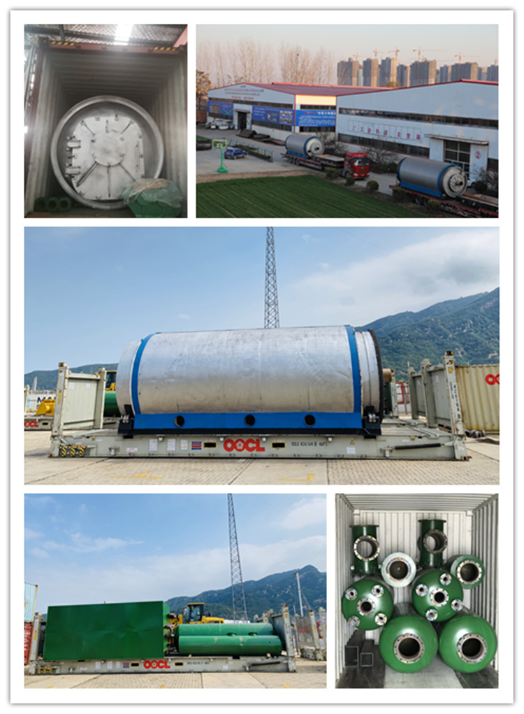 Shipment for pyrolysis plant in Viet Nam