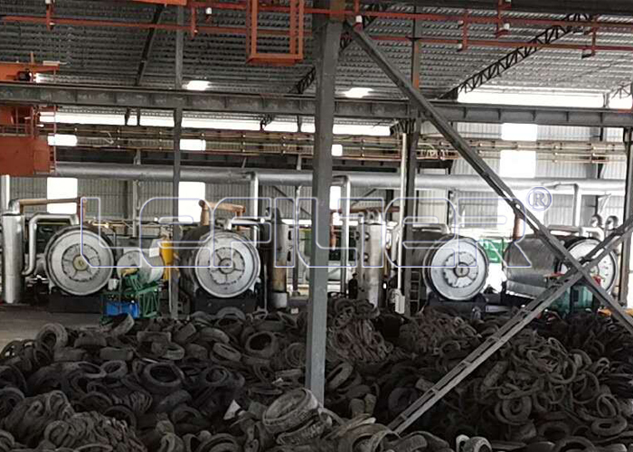 Waste tire pyrolysis project