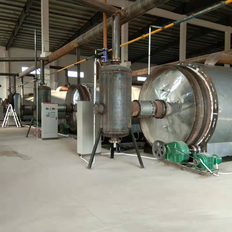 Waste nylon material recyclling pyrolysis plant