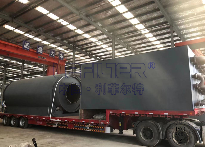 6 sets 12T tyre pyrolysis plant were delivered to Shanxi, Ch