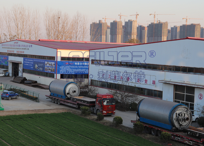 Four sets 12T pyrolysis plant transported to Turkey
