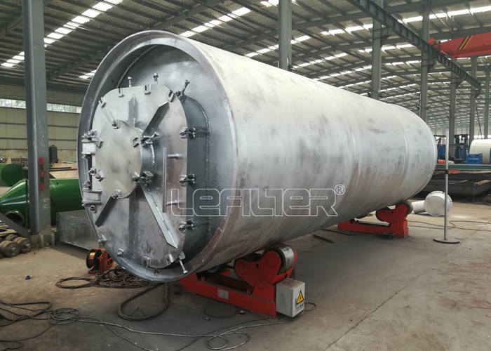 Small scale waste tyre pyrolysis plant 10 ton per day.