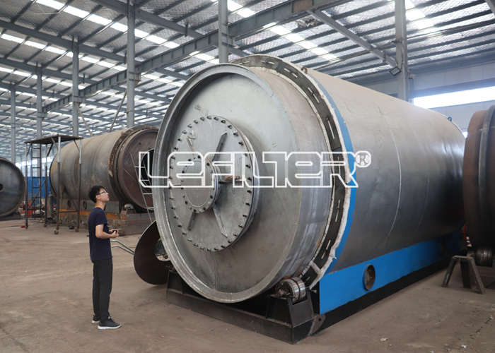 10 ton used tire pyrolysis plant to Fuel Oil Carbon Black an