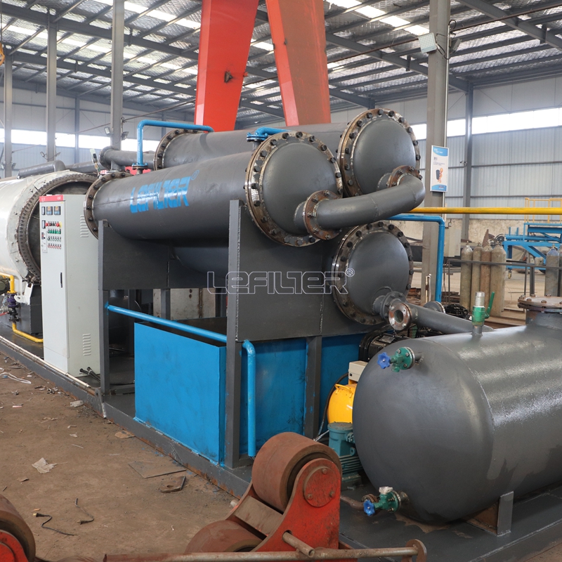 Lefilter Waste plastic Pyrolysis plant was operated successf
