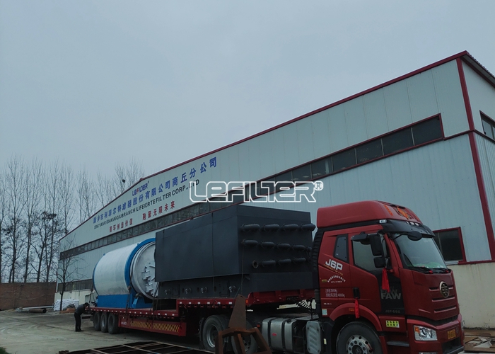 Data parameters of 10 ton pyrolysis equipment