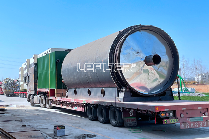 15 Ton Semi-Continuous Pyrolysis Plant Waste Tire/Plastic/Ru