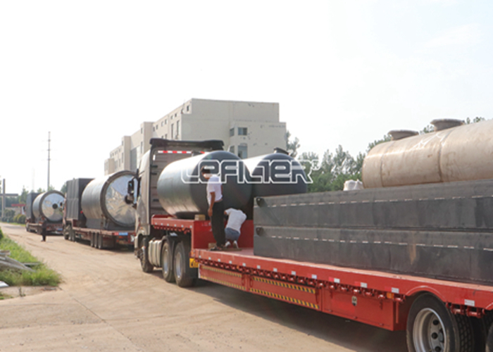 50% oil yield new design waste tyre pyrolysis plant