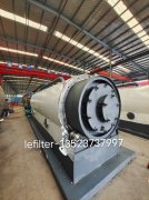 2 sets of mini waste tyre pyrolysis plant ship to Russia