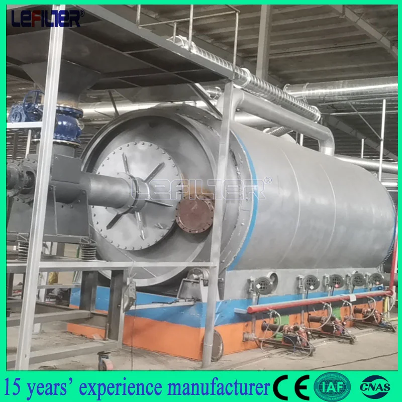 15TPD Pyrolysis Plant Making Fuel Oil From Used Tires