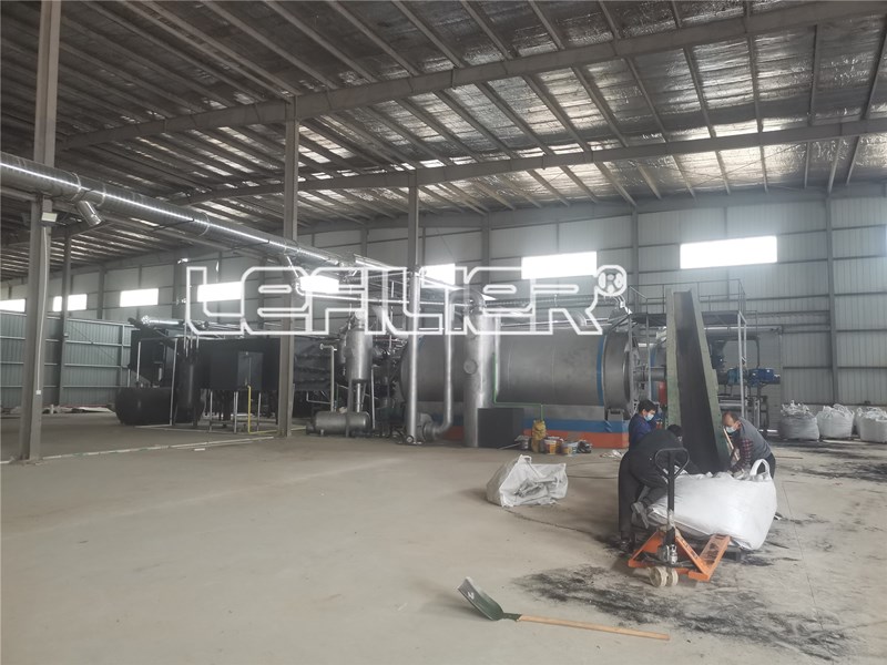 Semi-Continuous Type Tyre Pyrolysis Oil Plant Recycling Tyre Waste 15ton Per Day