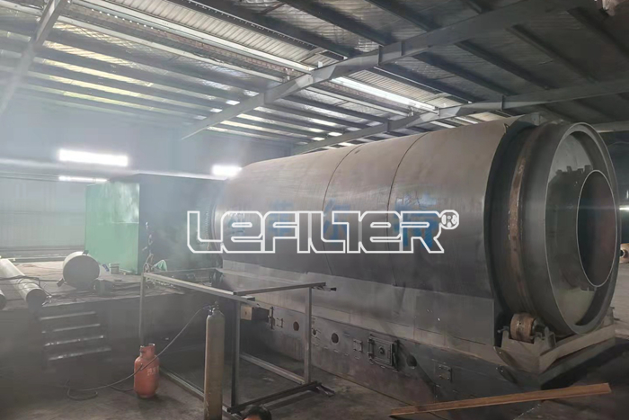 10ton Pyrolysis Plant Recycling Machine Waste Tire to Oil Energy